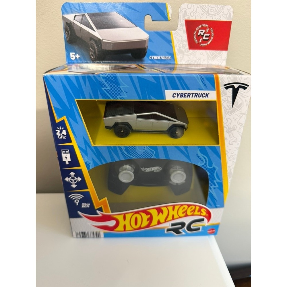 Hot Wheels RC Tesla Cybertruck 1:64 Rechargeable Remote Control Vehicle